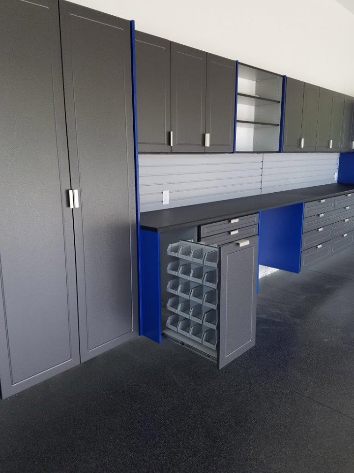 Pewter Garage Cabinets Seattle WA